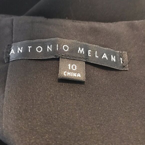 ANTONIO MELANI Skirt Women's Size 10 Black Knee-Length Pencil NWT - Picture 5 of 7